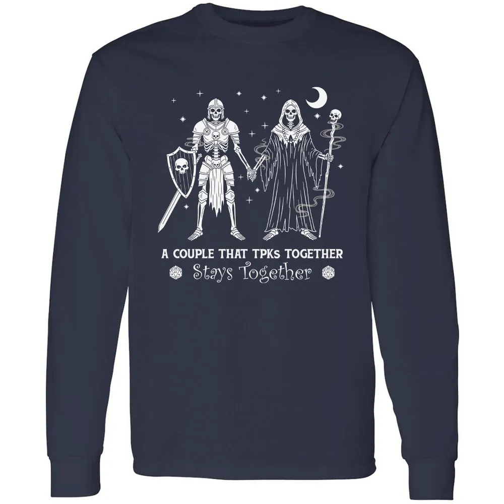 TPK Love – Skeleton Couple - Navy - 2