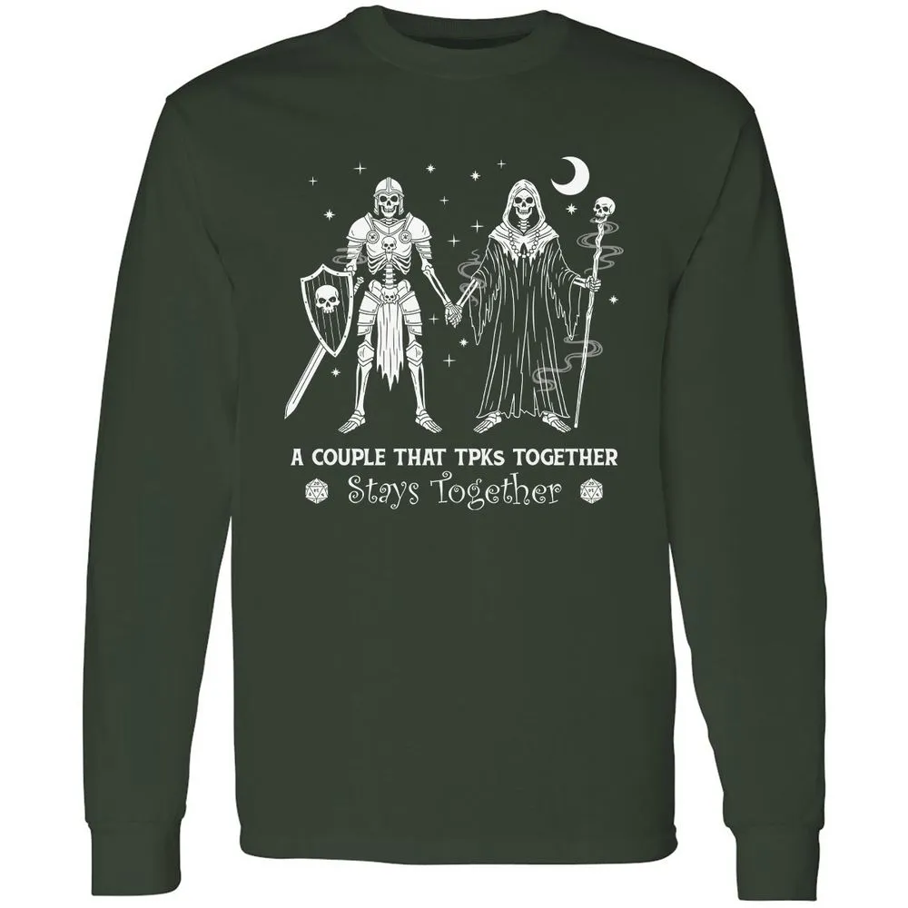 TPK Love – Skeleton Couple - Forest Green - 4