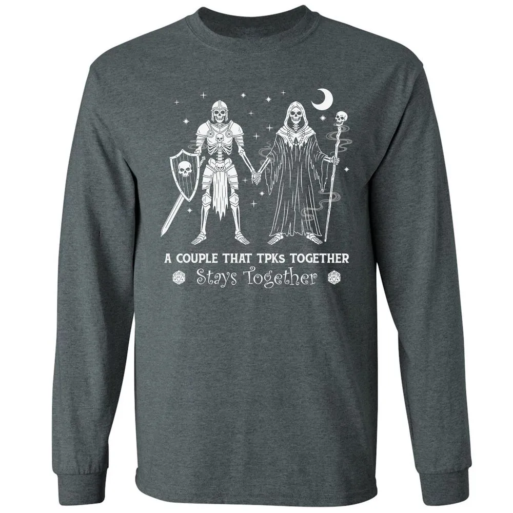 TPK Love – Skeleton Couple - Dark Heather - 15