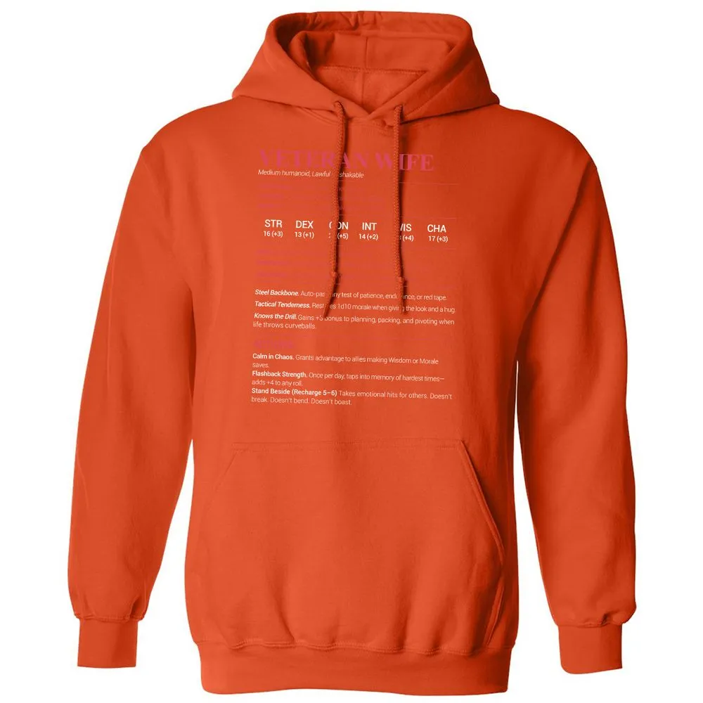 Veteran New Classic Unisex Hoodie - Orange - 10