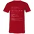 Bartender Stats Unisex V-Neck T-Shirt - Red - 3
