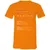 Bartender Stats Unisex V-Neck T-Shirt - Orange - 11