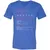 Bartender Stats Unisex V-Neck T-Shirt - Heather True Royal - 14