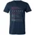 Bartender Stats Unisex V-Neck T-Shirt - Heather Navy - 15