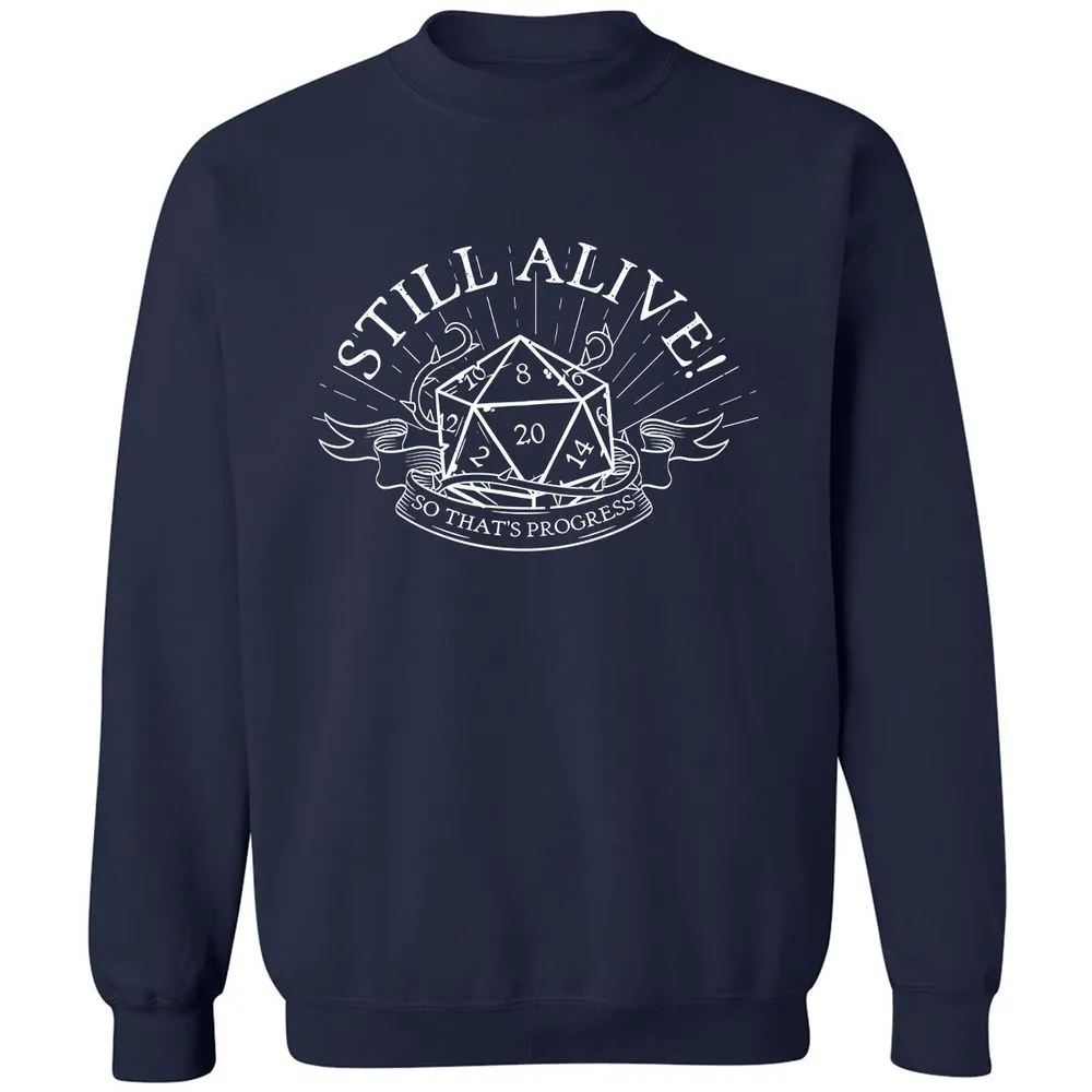 Still Alive So That's Progress - Navy - 2