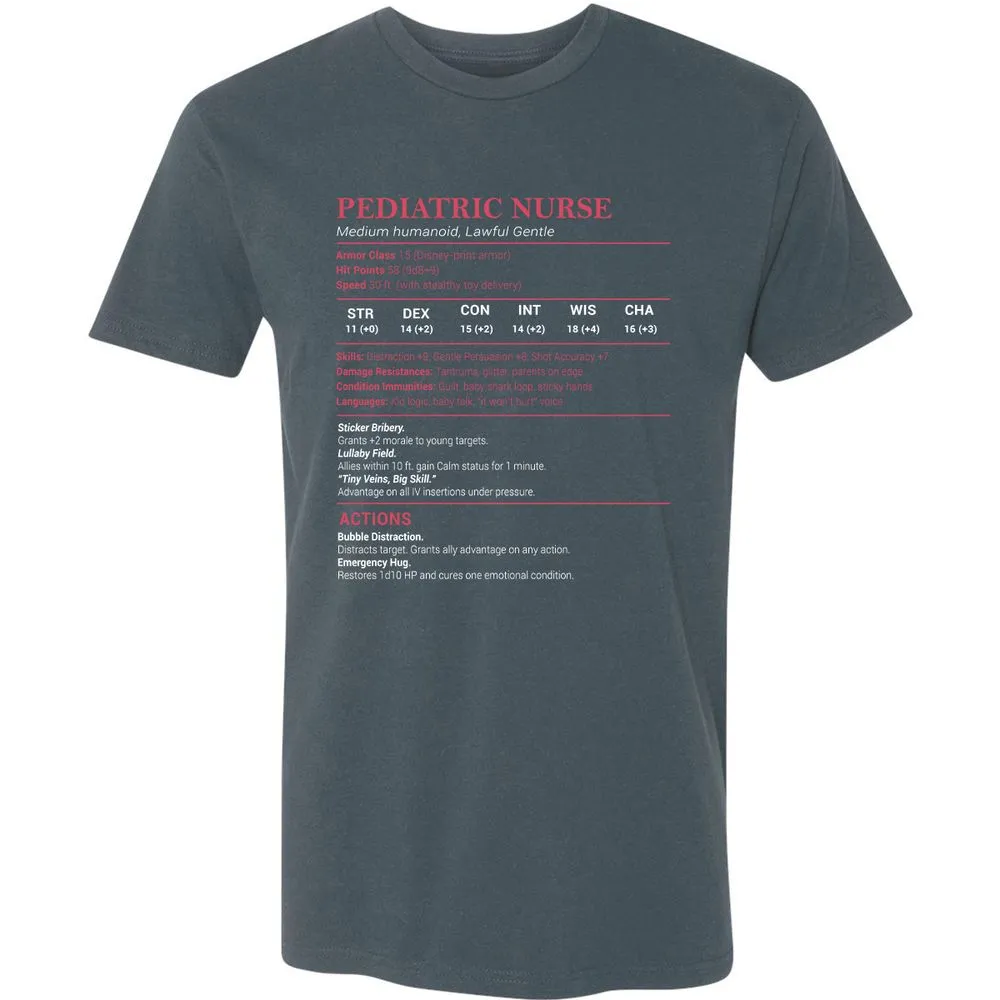 Pediatric Nurse Premium Unisex T-Shirt - Indigo - 15