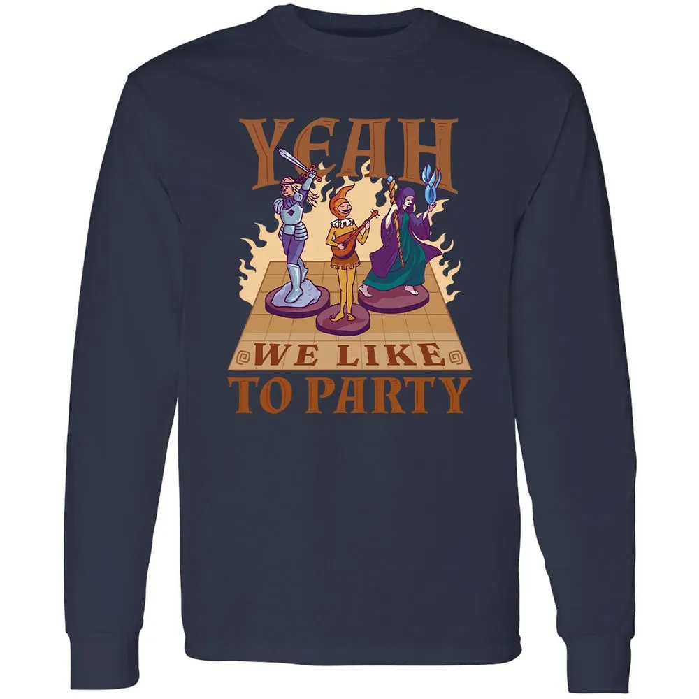 Yeah We Like to Party - Navy - 2