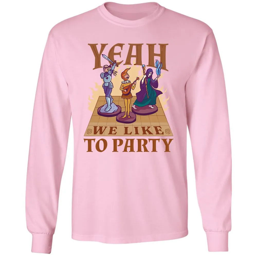 Yeah We Like to Party - Light Pink - 3