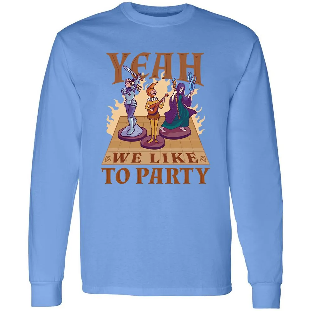 Yeah We Like to Party - Carolina Blue - 12