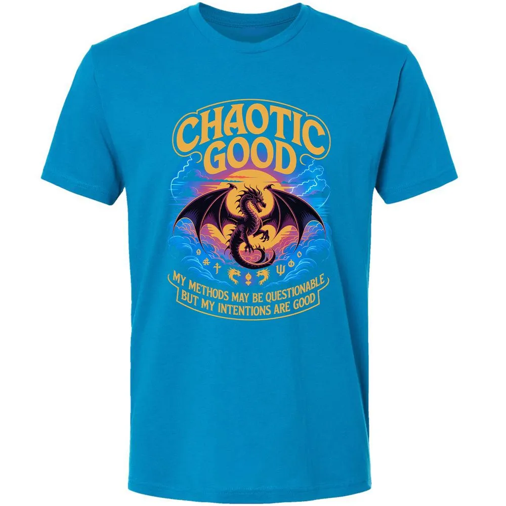 Chaotic Good Premium Unisex T-Shirt - Turquoise - 16
