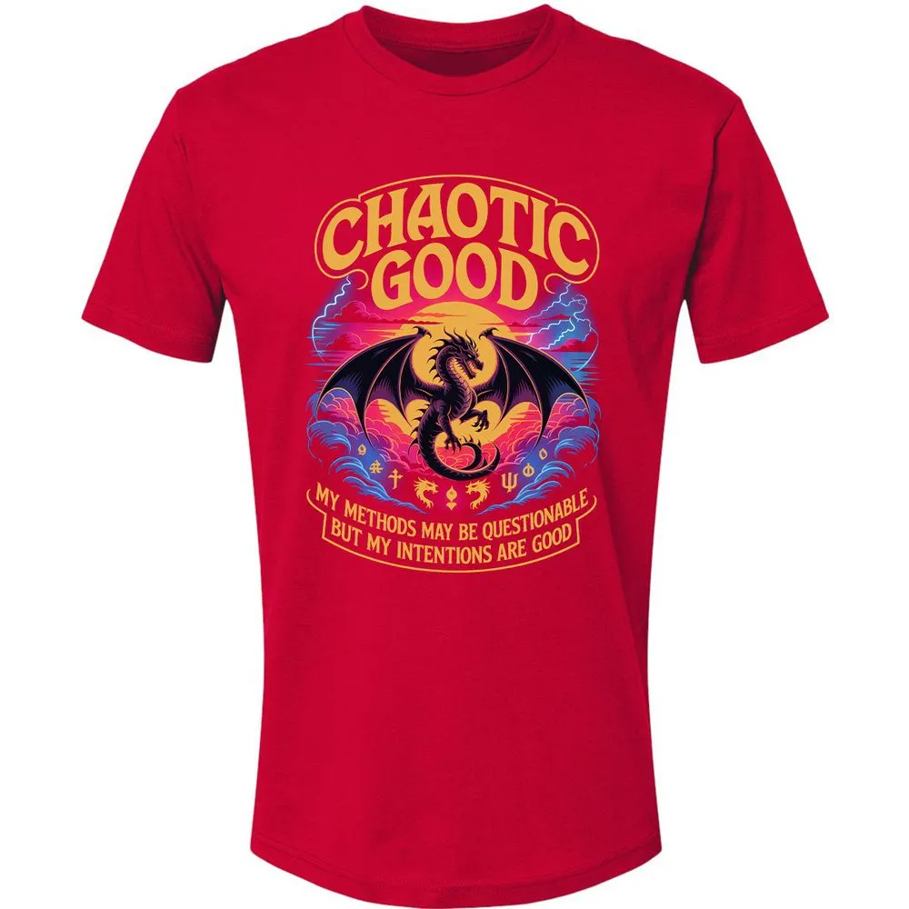 Chaotic Good Premium Unisex T-Shirt - Red - 6