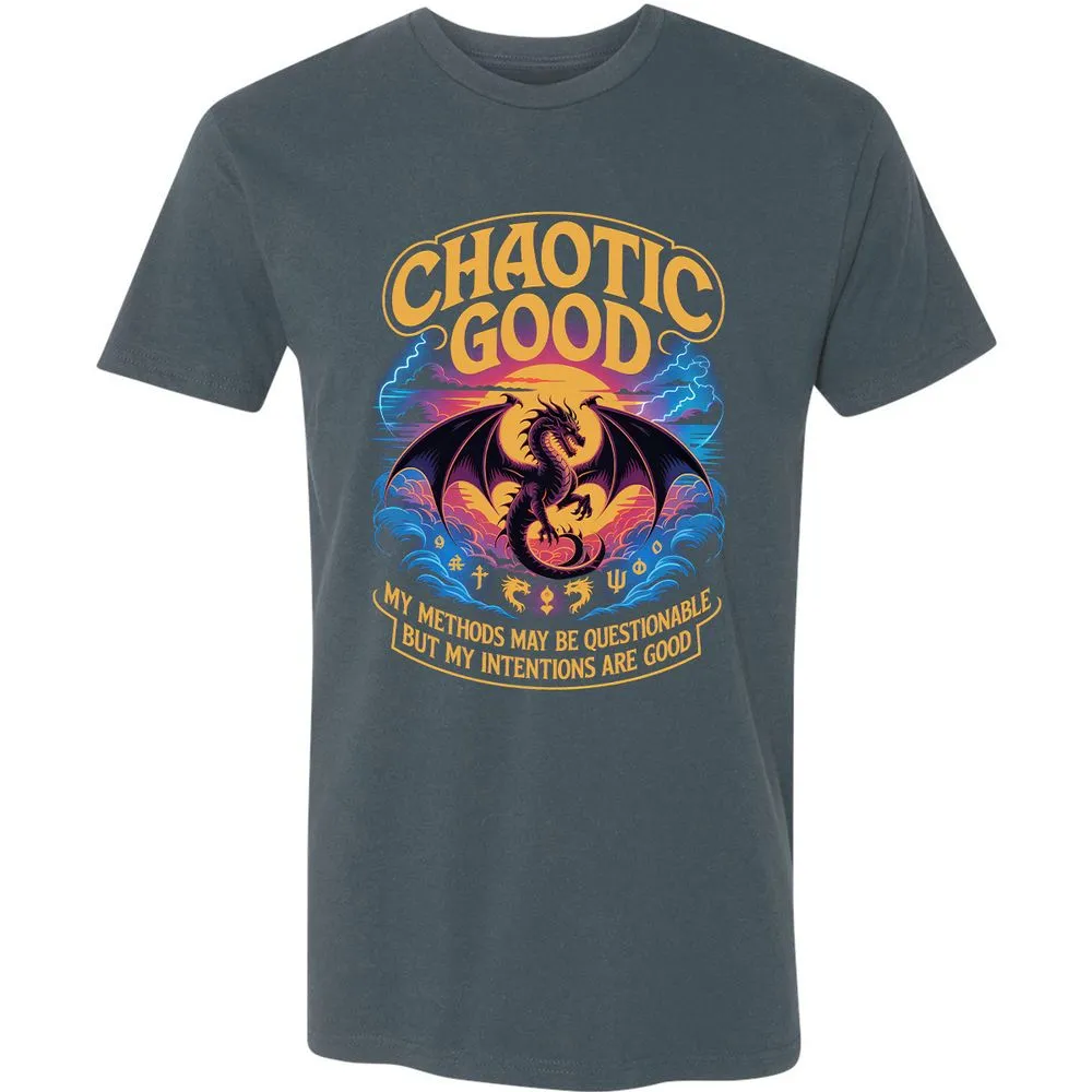 Chaotic Good Premium Unisex T-Shirt - Indigo - 15