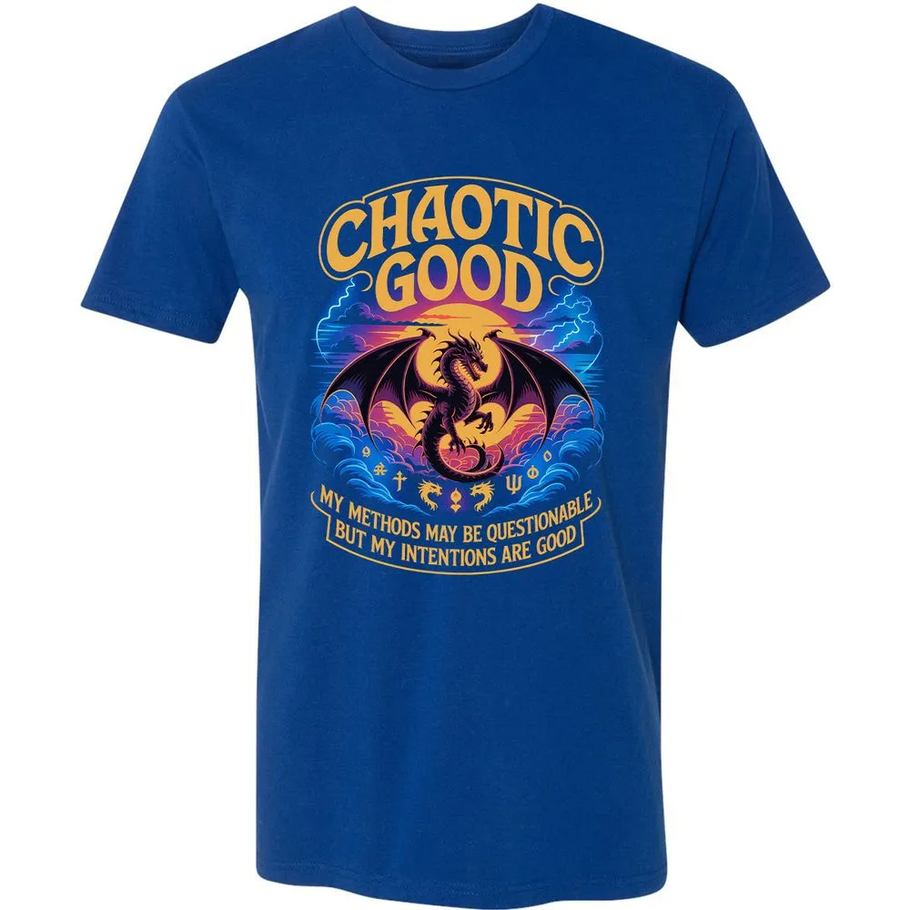 Chaotic Good Premium Unisex T-Shirt - Royal - 10