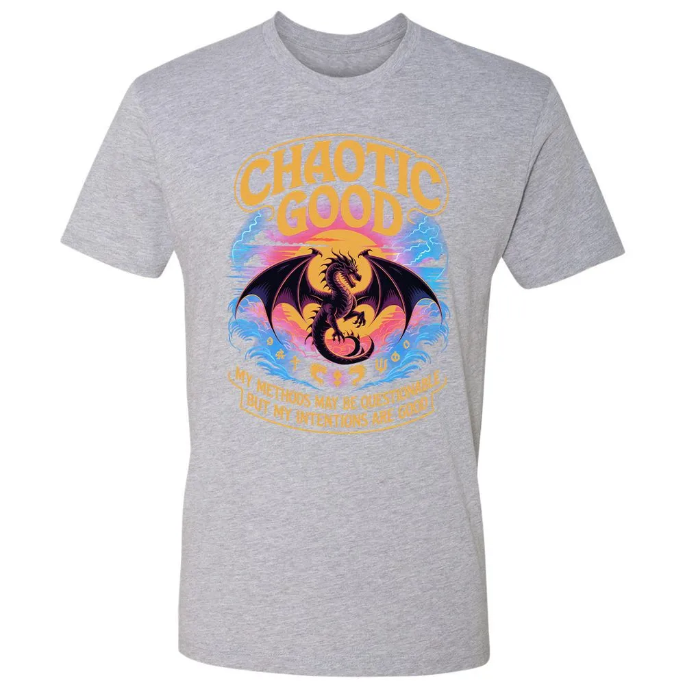 Chaotic Good Premium Unisex T-Shirt - Heather Grey - 9
