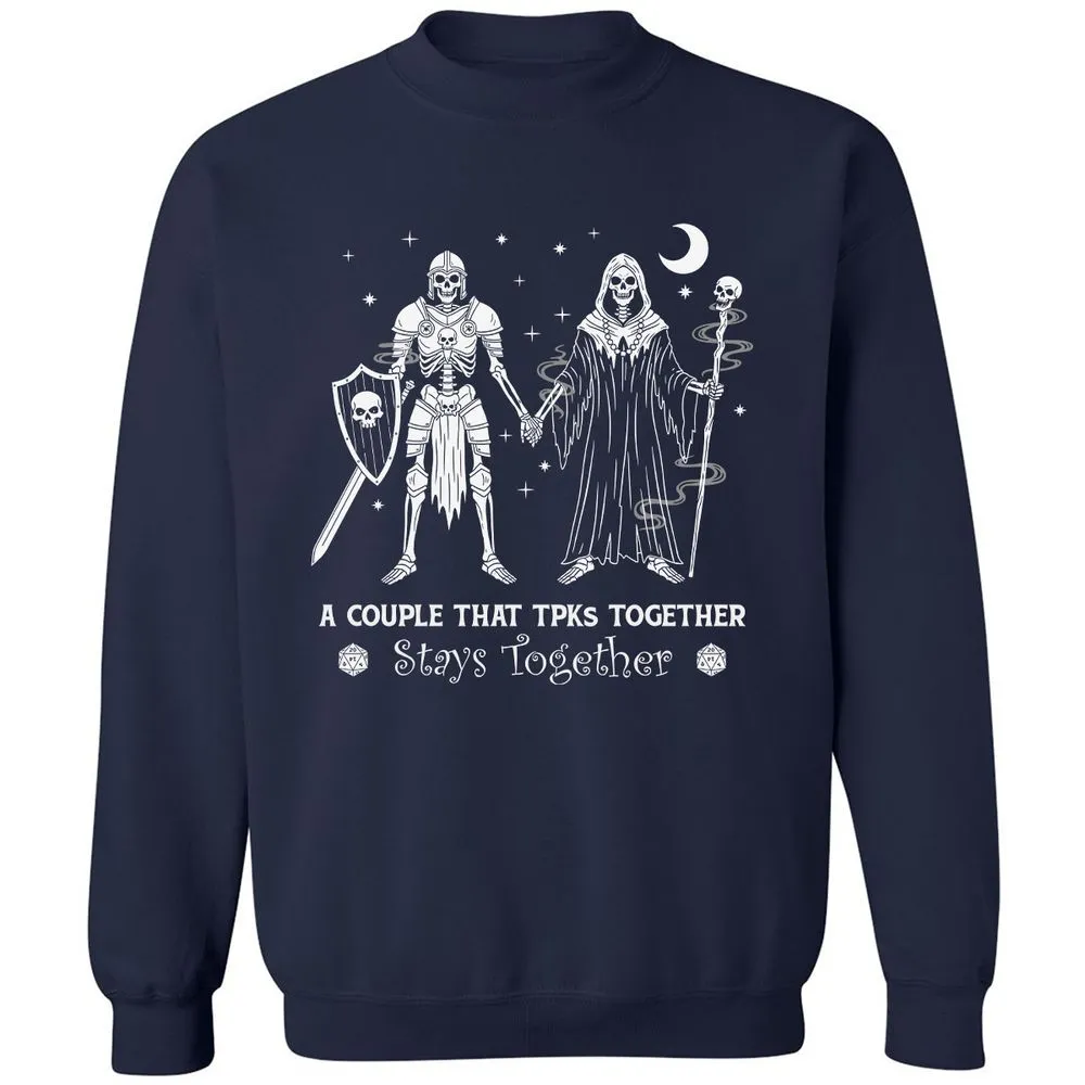 TPK Love – Skeleton Couple - Navy - 2