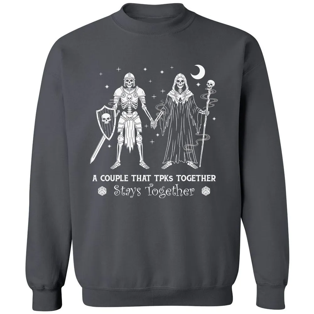 TPK Love – Skeleton Couple - Charcoal - 7
