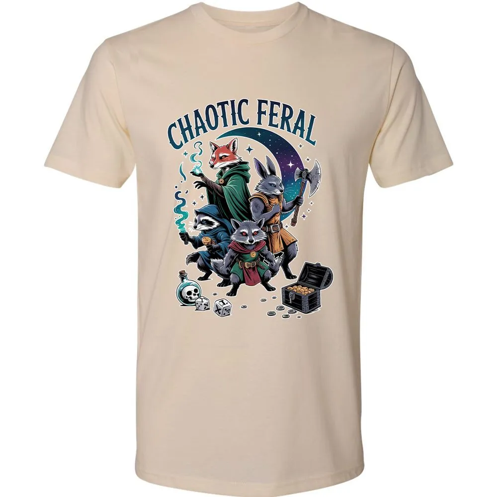 Chaotic Feral Premium Unisex T-Shirt - Cream - 14