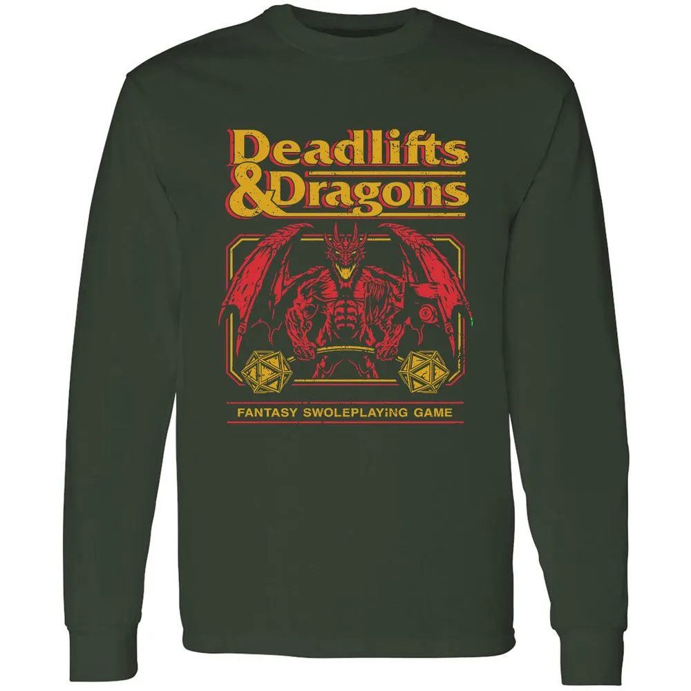 Deadlifts & Dragons - Forest Green - 4