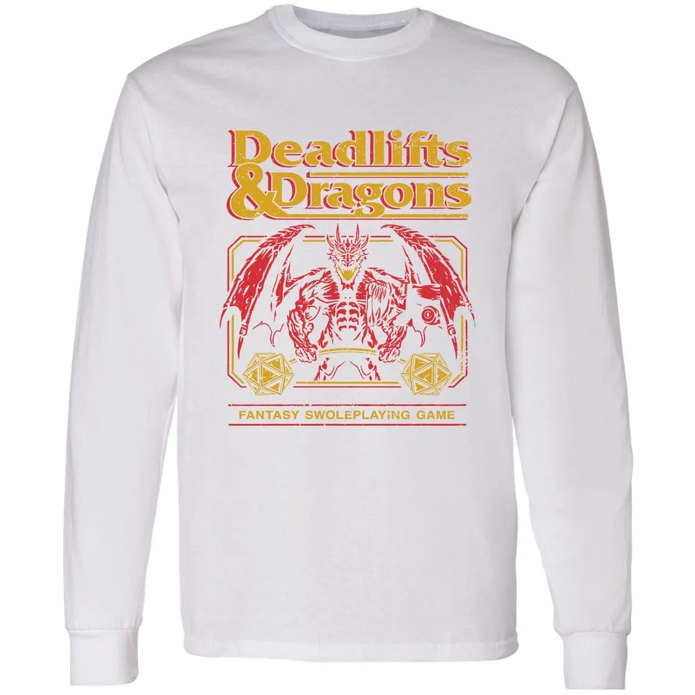 Deadlifts & Dragons - White - 5