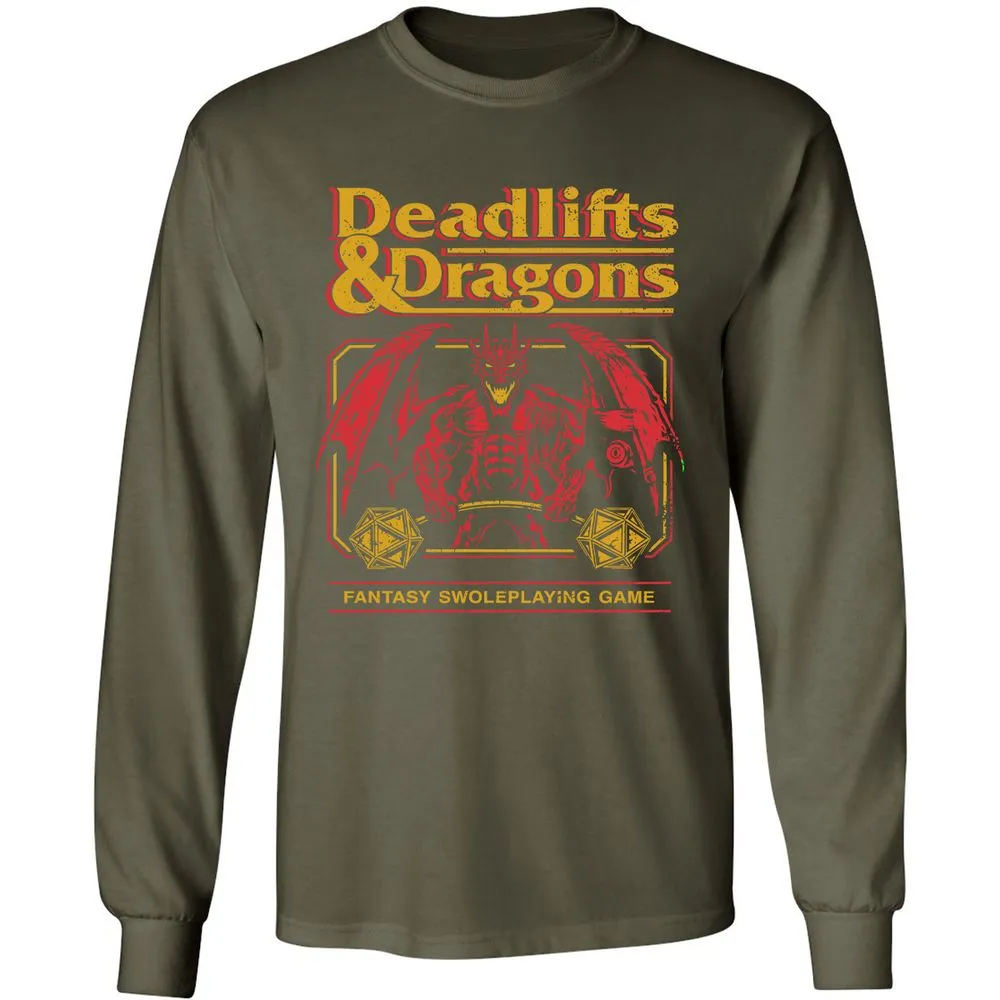 Deadlifts & Dragons - Military Green - 16