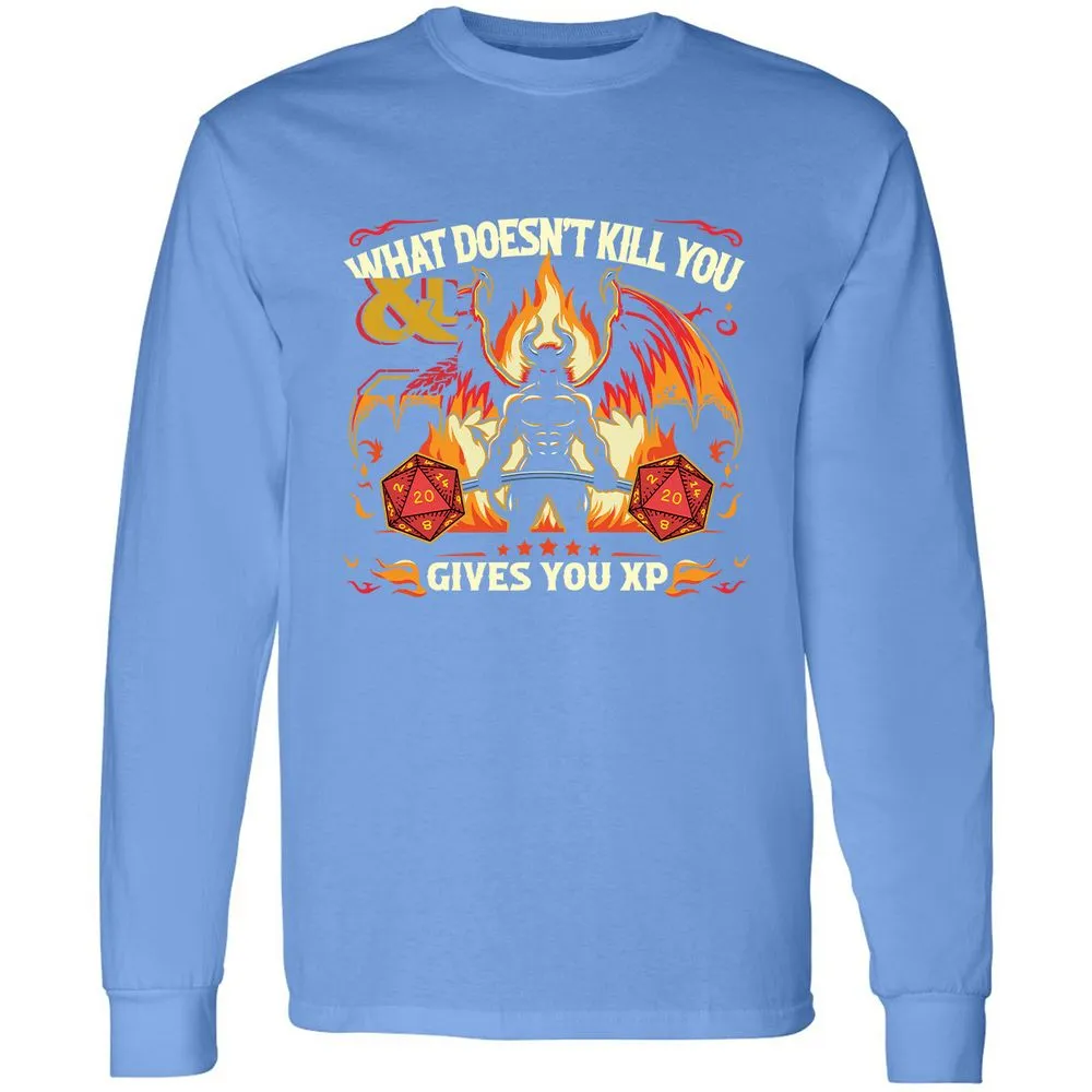 What Doesn’t Kill You Gives You XP - Carolina Blue - 12