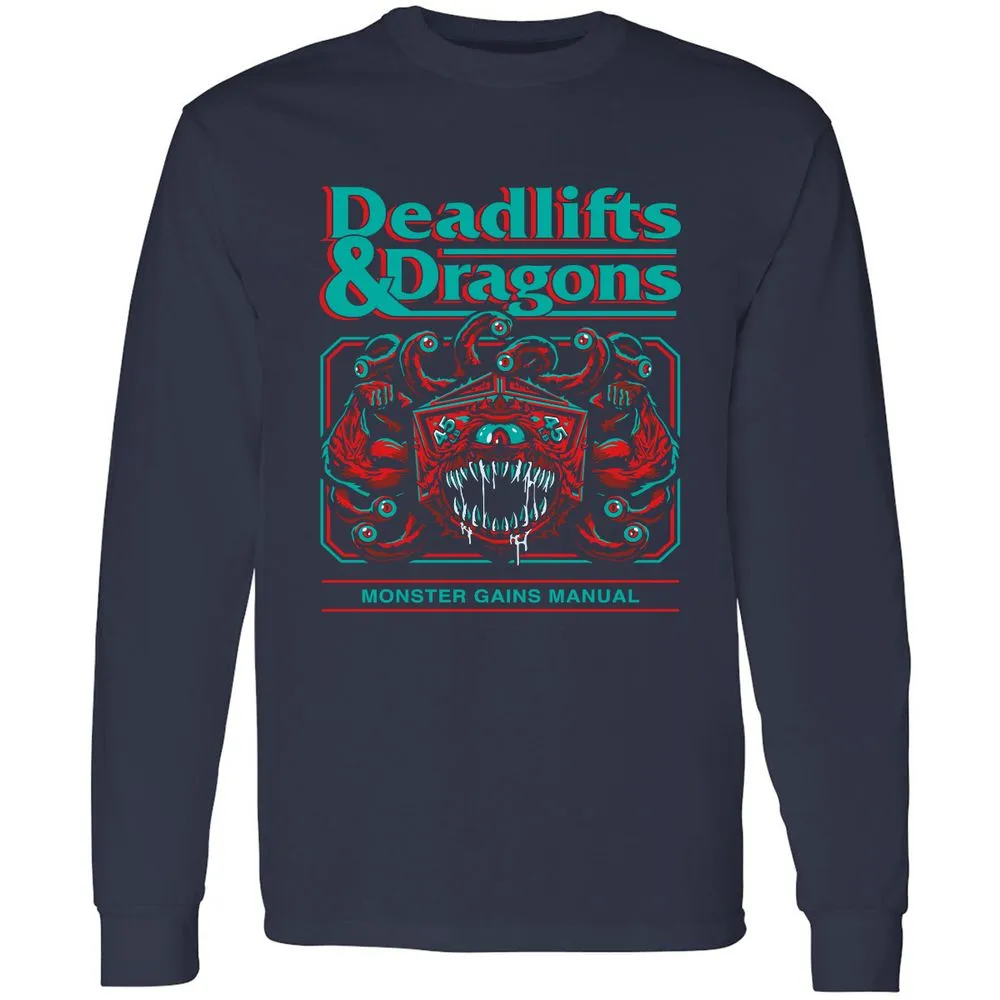 Deadlifts & Dragons Beholder - Navy - 2