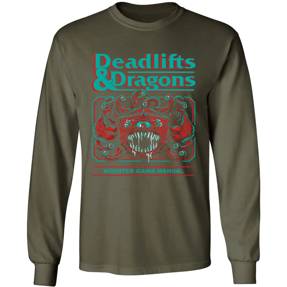 Deadlifts & Dragons Beholder - Military Green - 16