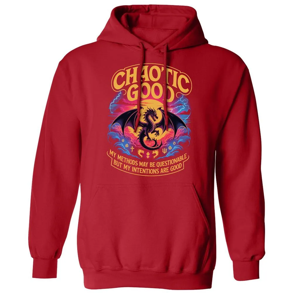 Chaotic Good Classic Unisex Hoodie - Red - 5