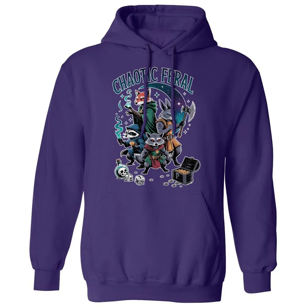 Chaotic Feral Classic Unisex Hoodie - Purple - 6