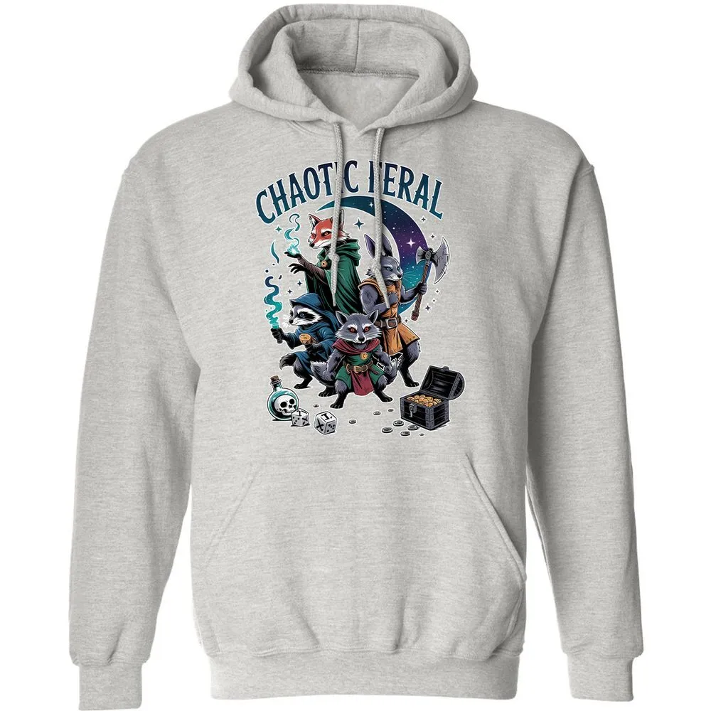 Chaotic Feral Classic Unisex Hoodie - Ash - 8