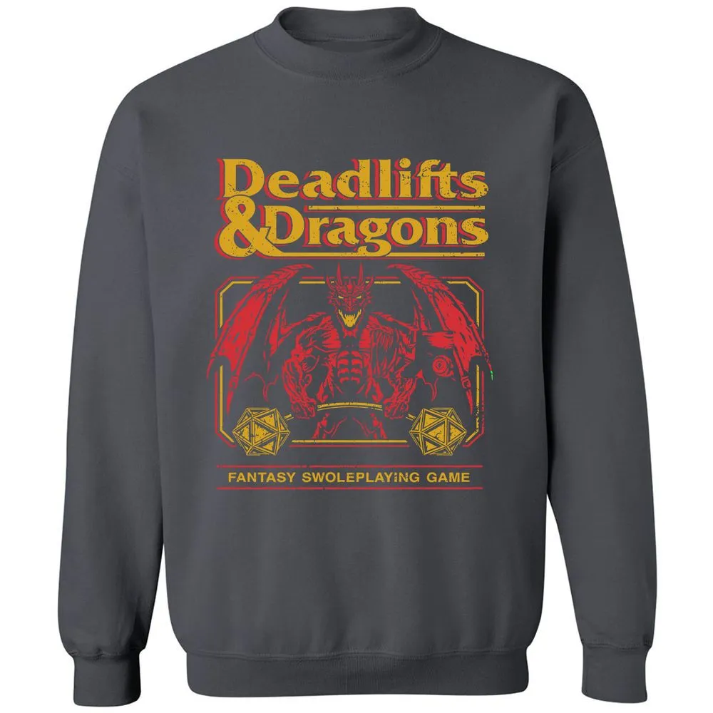 Deadlifts & Dragons - Charcoal - 7