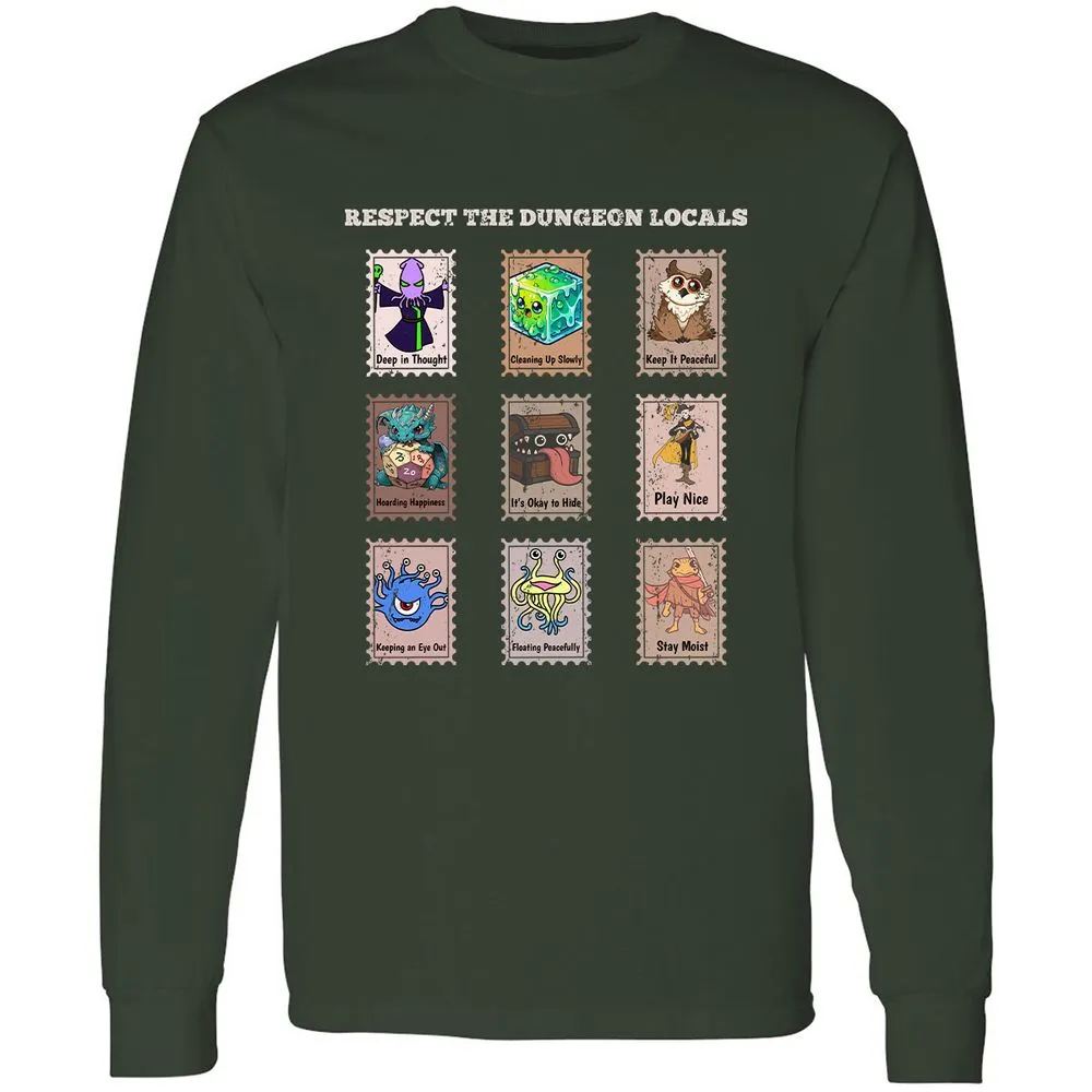 RESPECT THE DUNGEON LOCALS - Forest Green - 4