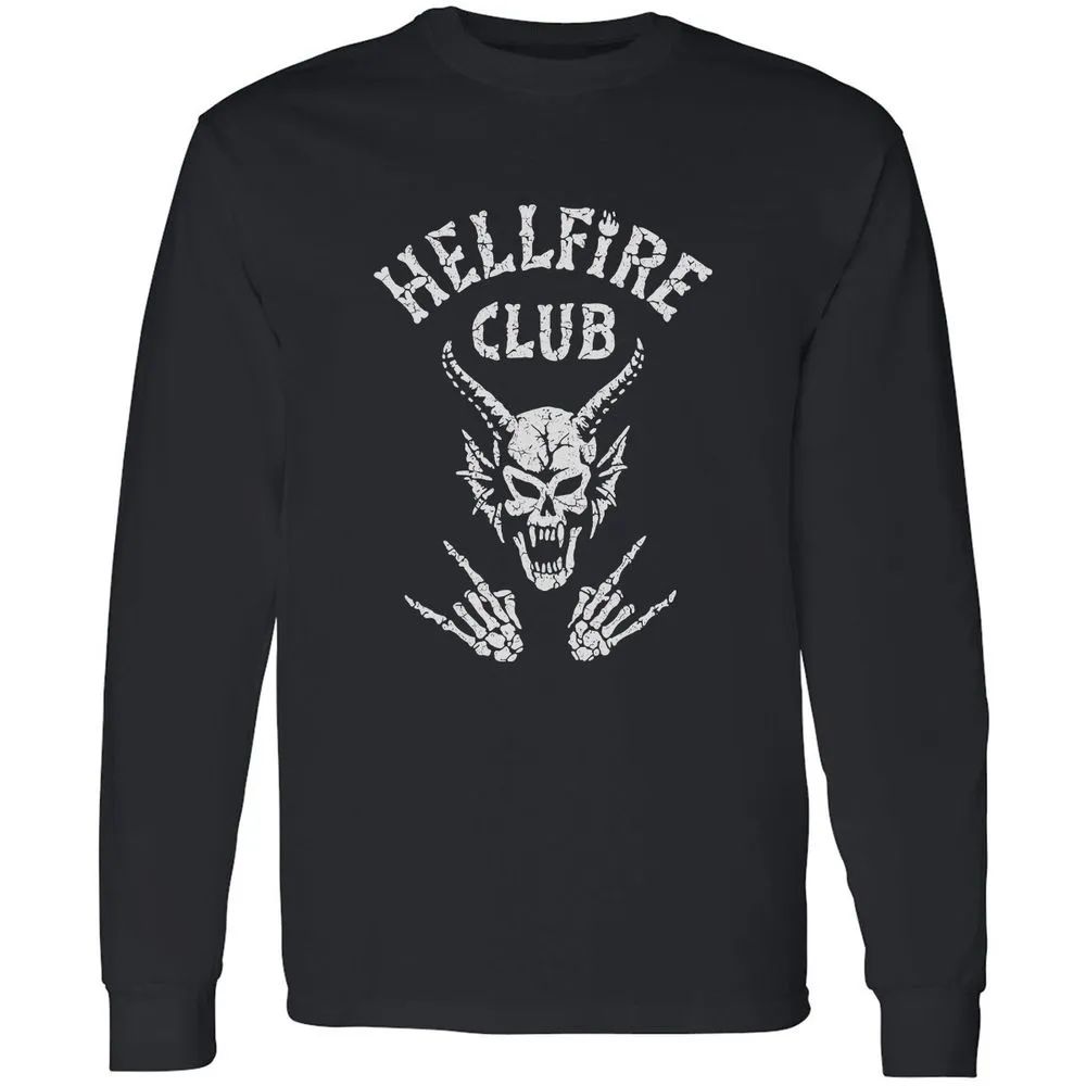 Hellfire Club Long Sleeve T-Shirt - Black - 1