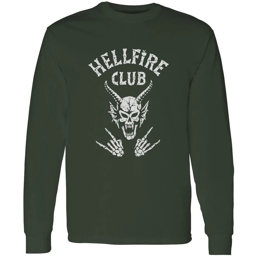 Hellfire Club Long Sleeve T-Shirt - Forest Green - 4
