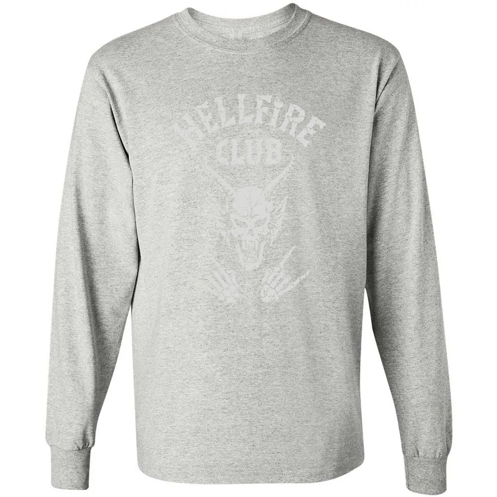 Hellfire Club Long Sleeve T-Shirt - Ash - 7