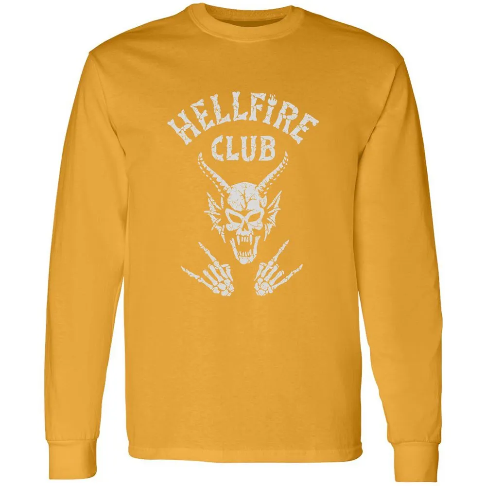 Hellfire Club Long Sleeve T-Shirt - Gold - 9