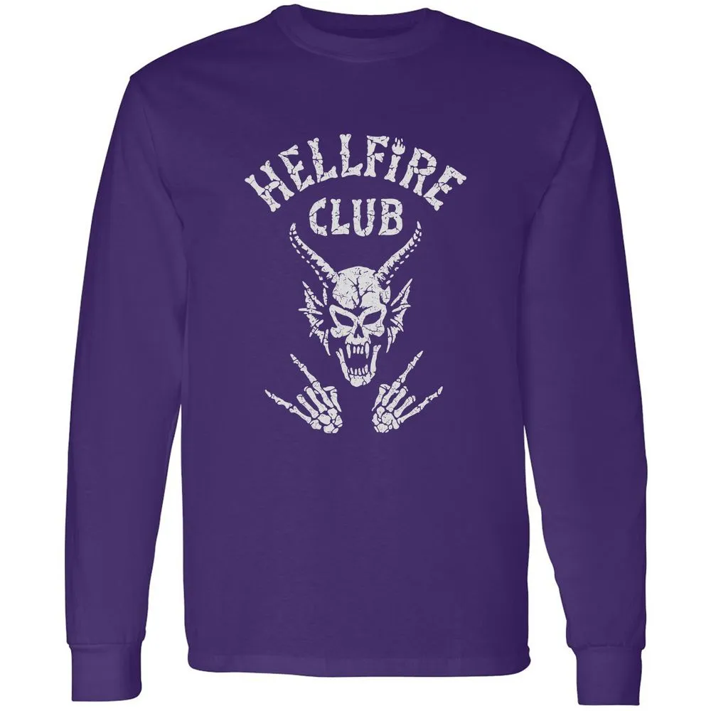Hellfire Club Long Sleeve T-Shirt - Purple - 13