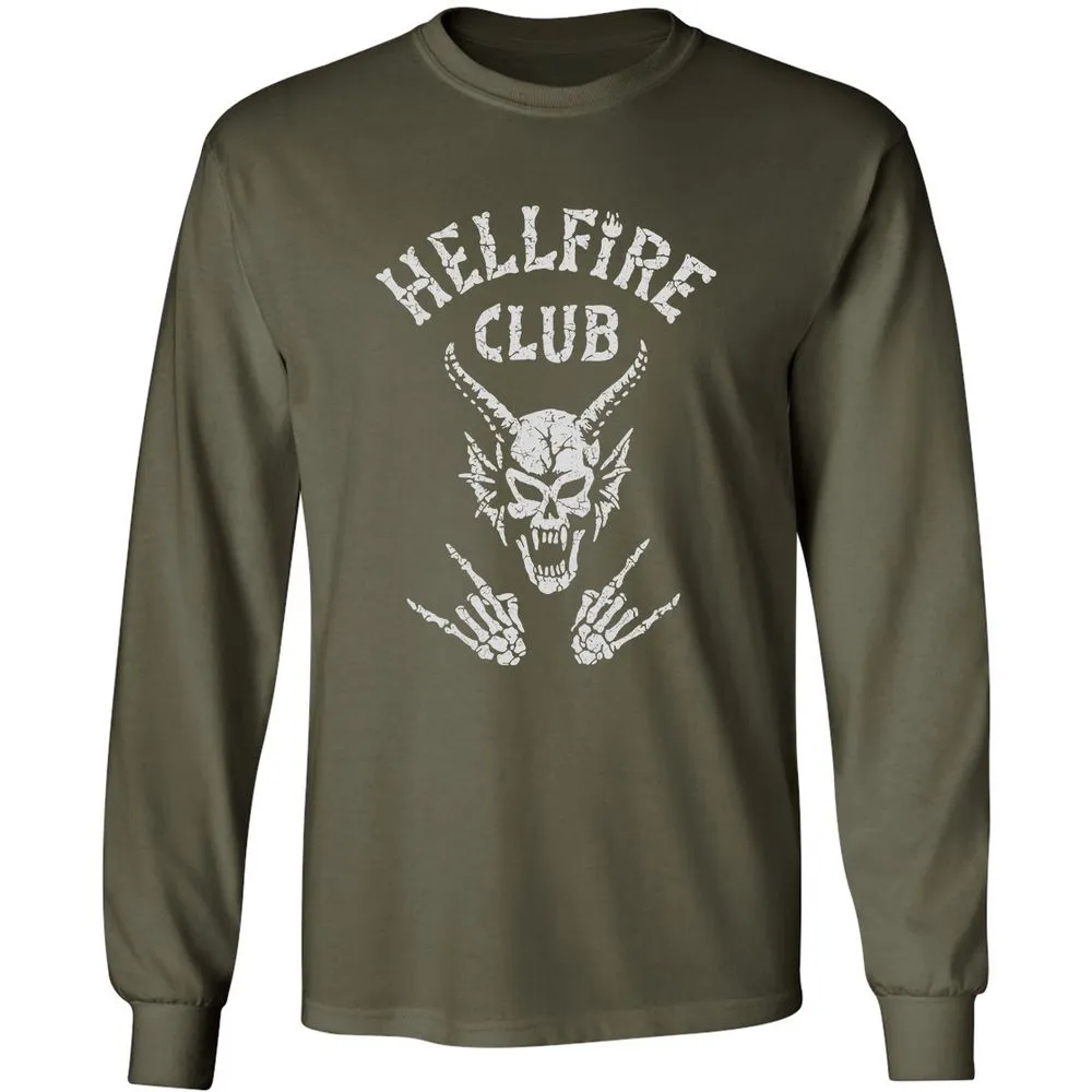 Hellfire Club Long Sleeve T-Shirt - Military Green - 16