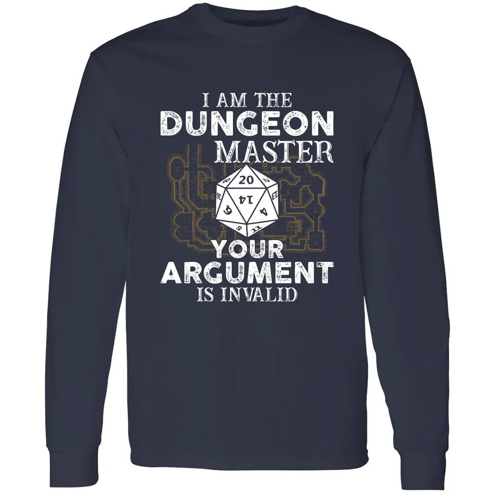 I Am the Dungeon Master – Your Argument Is Invalid - Navy - 2