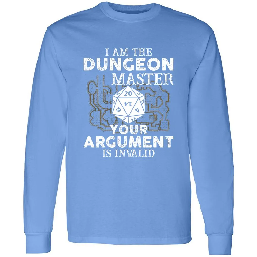 I Am the Dungeon Master – Your Argument Is Invalid - Carolina Blue - 12