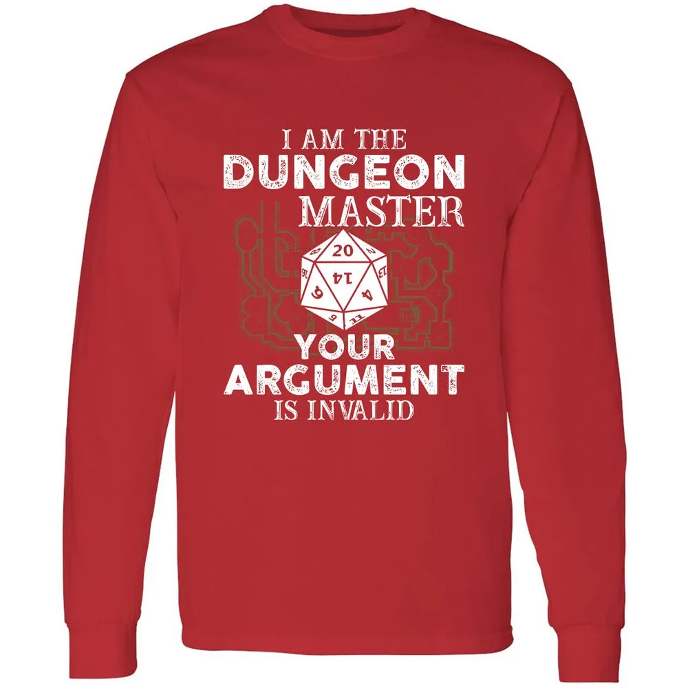I Am the Dungeon Master – Your Argument Is Invalid - Red - 14