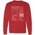 Writer Stats New Long Sleeve T-Shirt - Red - 14
