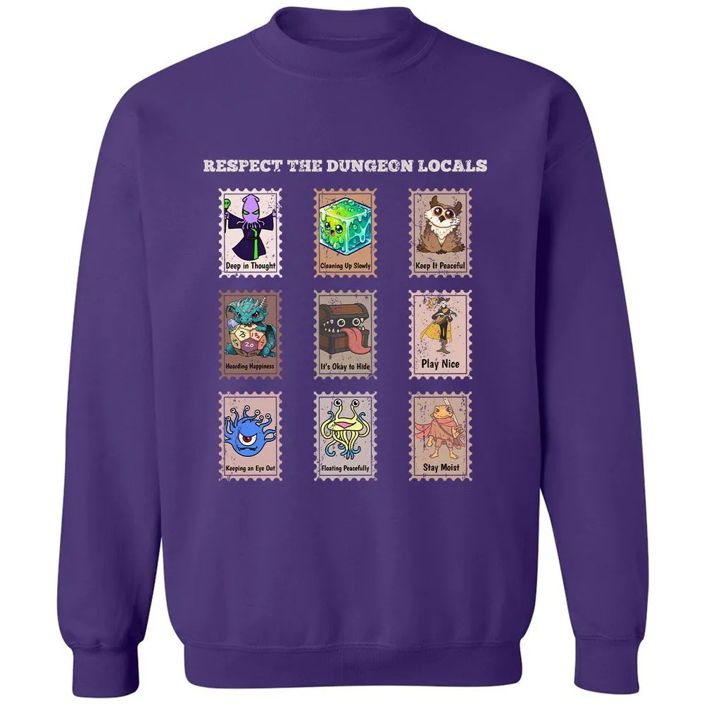 RESPECT THE DUNGEON LOCALS - Purple - 6