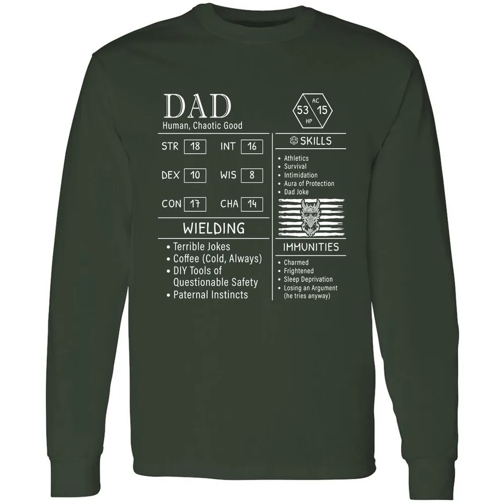 Dad Stats New - Forest Green - 4