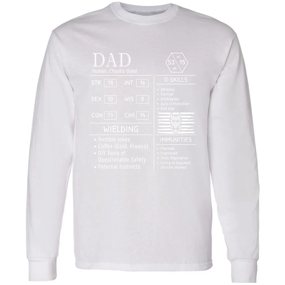 Dad Stats New - White - 5