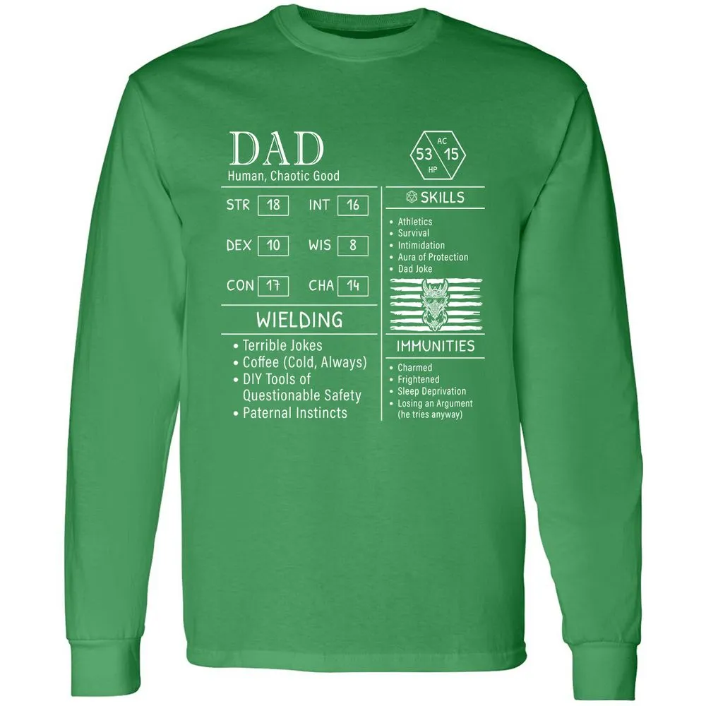 Dad Stats New - Irish Green - 10