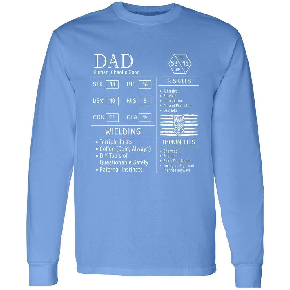 Dad Stats New - Carolina Blue - 12