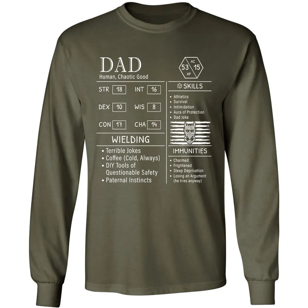 Dad Stats New - Military Green - 16