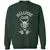 Hellfire Club Classic Unisex Sweatshirt - Forest Green - 4