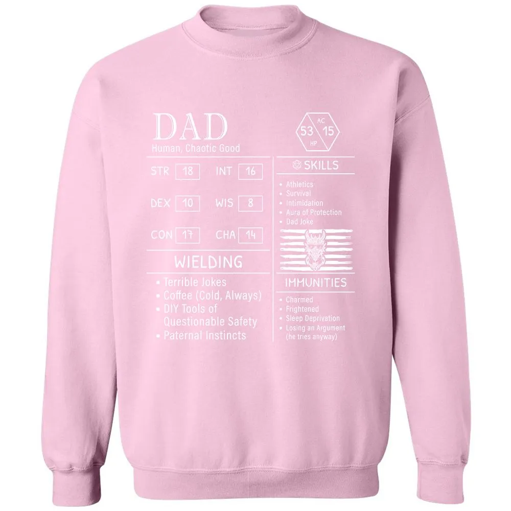 Dad Stats New - Light Pink - 3